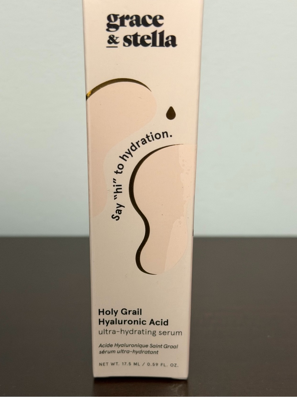 Grace & Stella Holy Grail Hyaluronic Acid Serum .59 Fl oz New & Sealed
